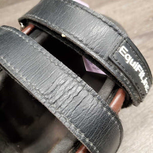 Leather Hind Pinch Boots, velcro *vgc, lining: dirty, rubs & pills