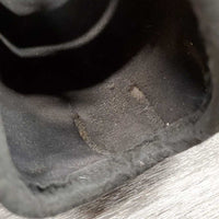 Leather Hind Pinch Boots, velcro *vgc, lining: dirty, rubs & pills
