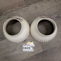 Pr Soft Ribbed Rubber Bell Boots, Pull On *xc, clean, mnr stains
