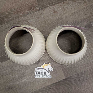 Pr Soft Ribbed Rubber Bell Boots, Pull On *xc, clean, mnr stains