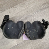 Leather Hind Pinch Boots, velcro *vgc/xc, mnr dirt
