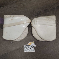 Neoprene & Vinyl Hind Boots, slide buckles *gc, stains, older, dirt
