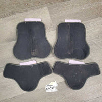 Front & Hind Memory Foam Boot Liners *gc, clean, thick residue, hair, edges: faded, thin & holey
