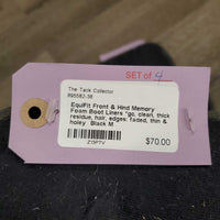 Front & Hind Memory Foam Boot Liners *gc, clean, thick residue, hair, edges: faded, thin & holey