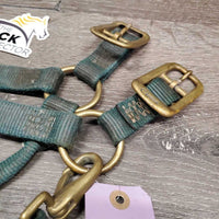 Nylon Halter, snap *fair, torn, faded, stains, NO Crown