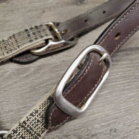 Nylon Breakaway Halter, Leather Crown *gc, dirty, faded, stains
