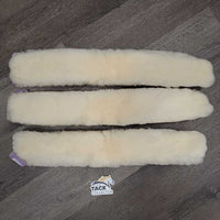 3 Piece Sheepskin Breastplate Covers, bag *new

