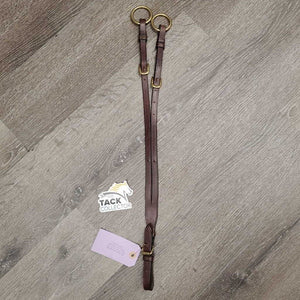 Narrow Adjustable Running Martingale Attachment, Buckle *vgc, clean, creases, stains, scraped edges, zholes
