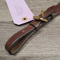 Narrow Adjustable Running Martingale Attachment, Buckle *vgc, clean, creases, stains, scraped edges, zholes
