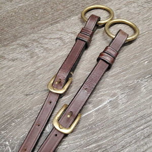 Narrow Adjustable Running Martingale Attachment, Buckle *vgc, clean, creases, stains, scraped edges, zholes