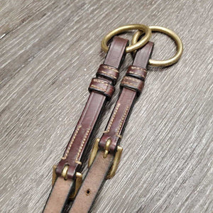 Narrow Adjustable Running Martingale Attachment, Buckle *vgc, clean, creases, stains, scraped edges, zholes