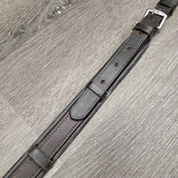 Padded Leather Adjustable Running Martingale, snap *No Stopper, vgc/gc, dirt, film, stiff, dry, creases, xholes
