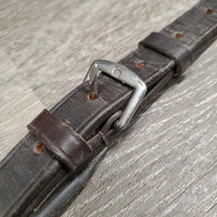 Padded Leather Adjustable Running Martingale, snap *No Stopper, vgc/gc, dirt, film, stiff, dry, creases, xholes
