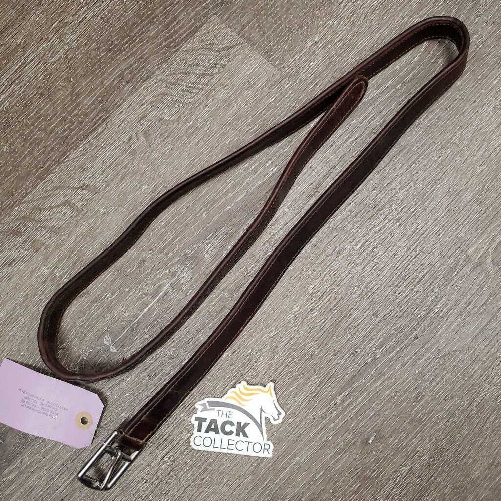 1 ONLY Thick Soft Nylon Lined Stirrup Leather *gc, clean, scrapes, creases, torn hole