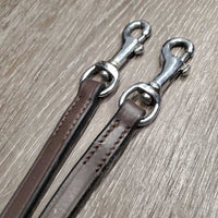 Leather German Martingale, Cotton Web Reins, stopper *xc/like new
