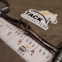 v.thin Sweet Iron Lg Western D Ring Bit *gc, clean, stains, residue, scratches & rubs
