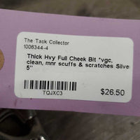 Thick Hvy Full Cheek Bit *vgc, clean, mnr scuffs & scratches
