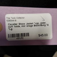 Show Jacket *vgc, older, cuff folds, mnr snags
