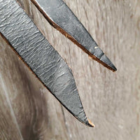 Studded Headstall, Curb Bit, Split Reins *gc/fair, dry, v.stiff, bent, older, cracks, rustNO throatlatch