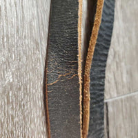 Studded Headstall, Curb Bit, Split Reins *gc/fair, dry, v.stiff, bent, older, cracks, rustNO throatlatch
