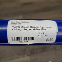 Plastic Sweat Scraper *gc, clean, sticker, rubs, scratches