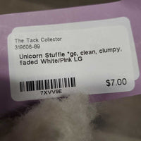 Unicorn Stuffie *gc, clean, clumpy, faded
