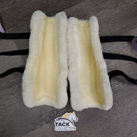 Open Front & Hind Boots, Fleece Lined, tabs *xc, clean, mnr rubs, scratches & hair