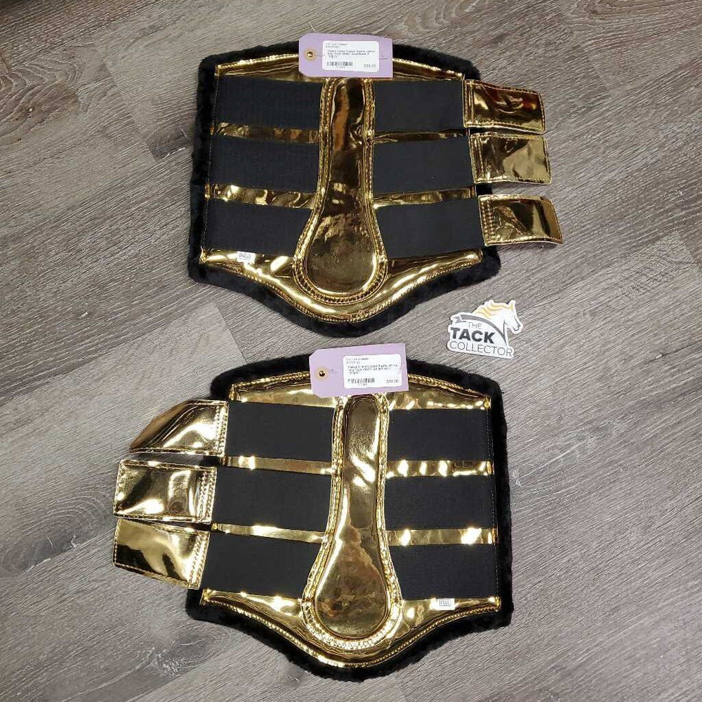 Fleece Lined Closed Boots, velcro, bag *new