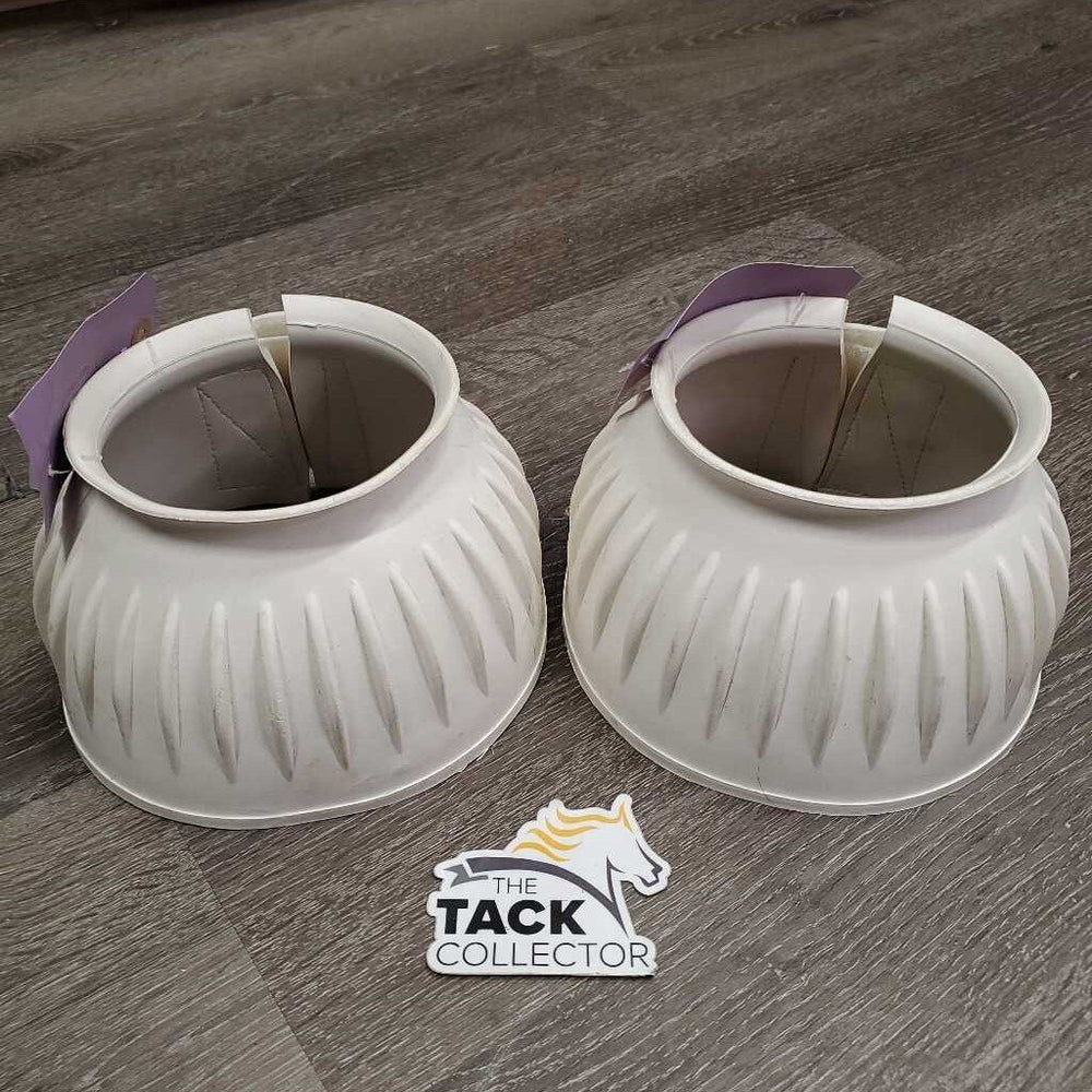 Soft Ribbed Rubber Bell Boots, velcro *xc, clean, mnr stains