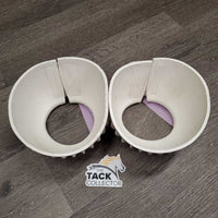 Soft Ribbed Rubber Bell Boots, velcro *xc, clean, mnr stains