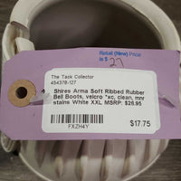 Soft Ribbed Rubber Bell Boots, velcro *xc, clean, mnr stains
