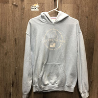 Sweatshirt Hoodie "Live For The Ride" *gc, pills, stains, clumpy