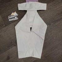 Thick/hvy Wide Stock Tie, attached velcro Collar *vgc, mnr dirt, older?
