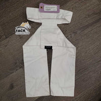 Thick/hvy Wide Stock Tie, attached velcro Collar *vgc, mnr dirt, older?
