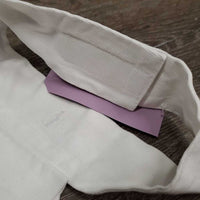 Thick/hvy Wide Stock Tie, attached velcro Collar *vgc, mnr dirt, older?
