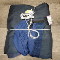 Closed Front Nylon Stable Sheet, 2 legs *vgc, clean, repairs, shoulder darts
