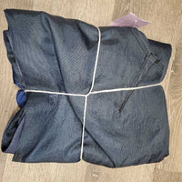 Closed Front Nylon Stable Sheet, 2 legs *vgc, clean, repairs, shoulder darts