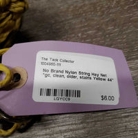 Nylon String Hay Net *gc, clean, older, stains
