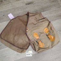 Nylon Saddle Trail Bags *gc/fair, clean, stains, rubs, scratches, faded, marks, bubbles

