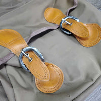 Nylon Saddle Trail Bags *gc/fair, clean, stains, rubs, scratches, faded, marks, bubbles