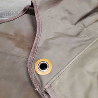 Nylon Saddle Trail Bags *gc/fair, clean, stains, rubs, scratches, faded, marks, bubbles