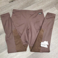 Euro Seat Riding Tight Breeches, Pull On, Drawstring *gc, faded, rubs, pills, seam rubs, undone seam stitching
