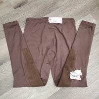 Euro Seat Riding Tight Breeches, Pull On, Drawstring *gc, faded, rubs, pills, seam rubs, undone seam stitching