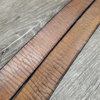 Wide Stirrup Leathers *gc, rubs, older, rust, xholes, crackles & cracks, dry