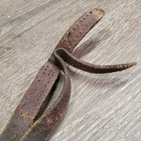 Soft Thin Leather Draw Reins *gc, clean, NO Snaps
