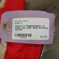 4 Shipping Boots *gc, stains, rubs, older, clean