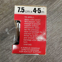 Adhesive Support Bandage, box *new, older, cut/1/2 gone
