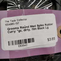 Round Med Spike Rubber Curry *gc, dirty, film
