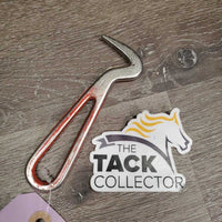 Metal Hoof Pick *gc, faded, rubs, older, clean, mnr rust
