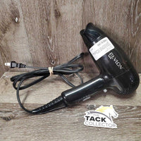 Revlon Folding Hair Dryer, removeable nozzle end *Works, sounds good, rubs, scratches